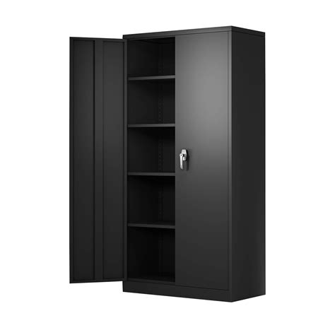 black steel display cabinet|lockable black metal cabinet.